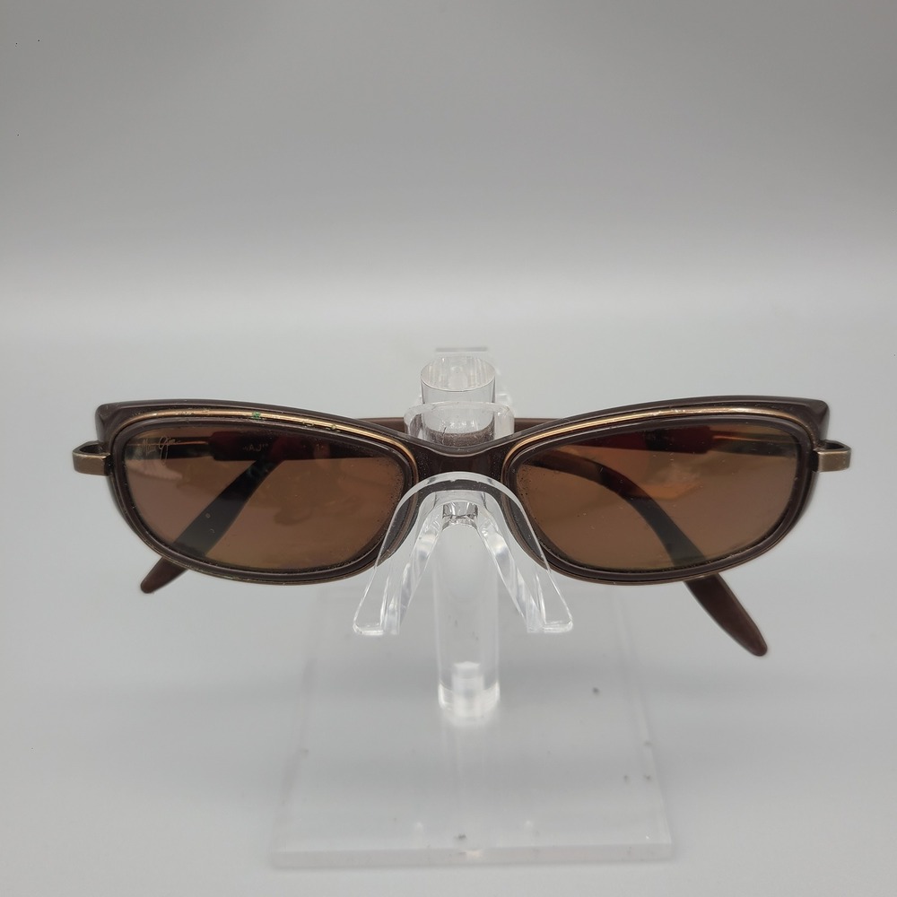 Maui Jim Kapa MJ-116 Bronze Brown Rectangular Sunglasses Mens